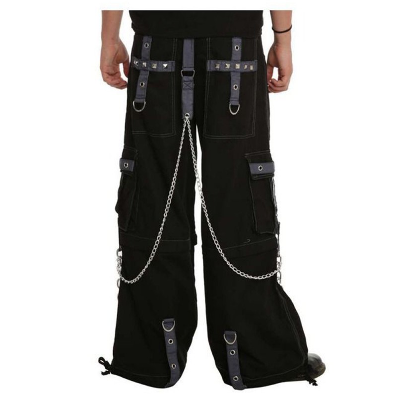 Men Gothic Pant Baggy Bondage Trouser Cyber Punk Short Punk | Cargo Trousers